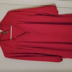 COPY - Red Whisper Women's Large 100%polyester V neck / 2 buttons in front.Gent…